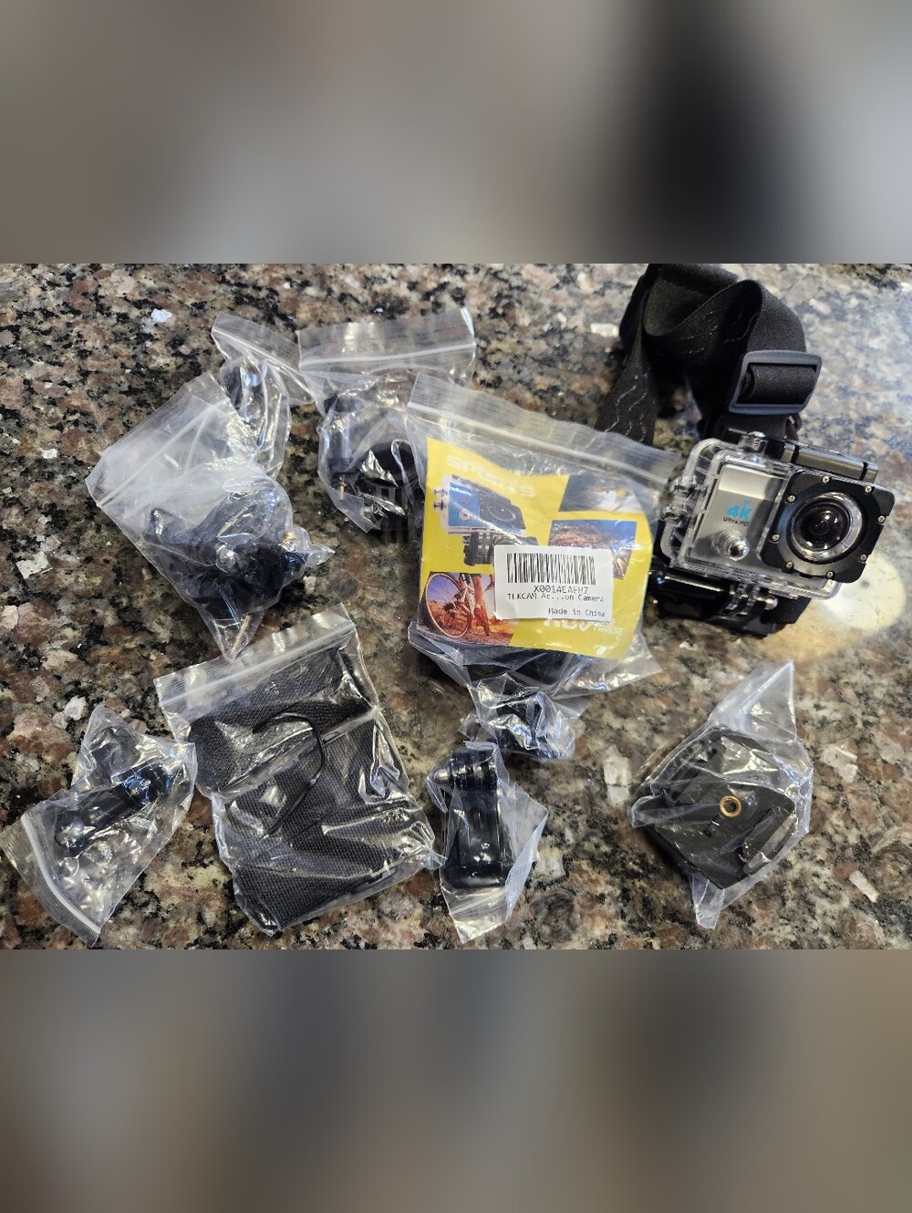 4K Ultra HD Waterproof Action Camera - Black - Picture 4 of 5
